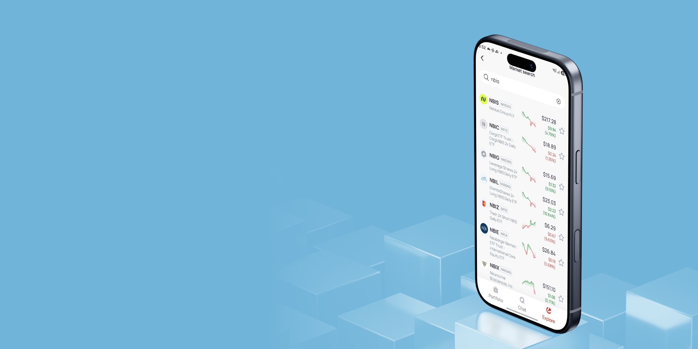 14,000+ securities in one app